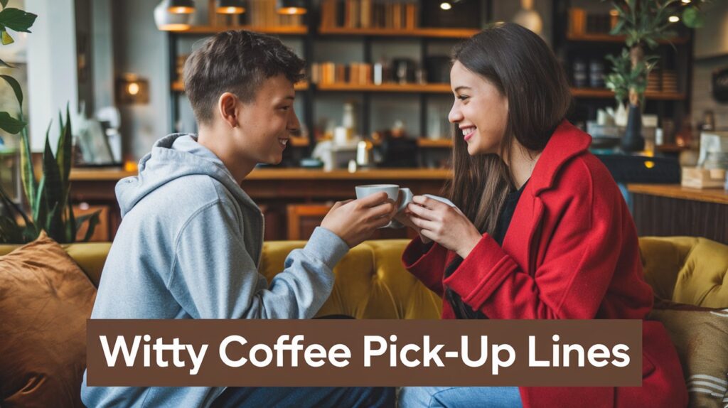 Coffee pick up lines