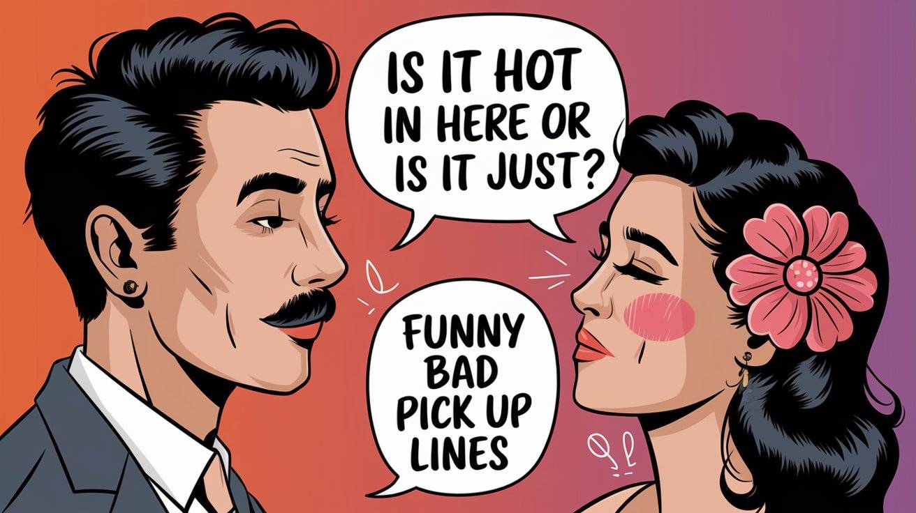 180+Funny Bad Pick Up Lines For Her/ Him 2024