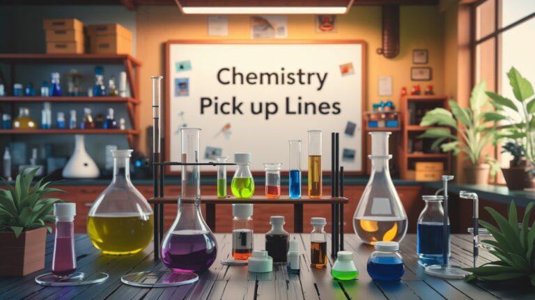 Chemistry Pick Up Lines