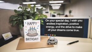 Happy Birthday Wishes for Coworker